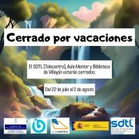 El SDTL, Aula Mentor y la Biblioteca de Villayón, cierran por vacaciones