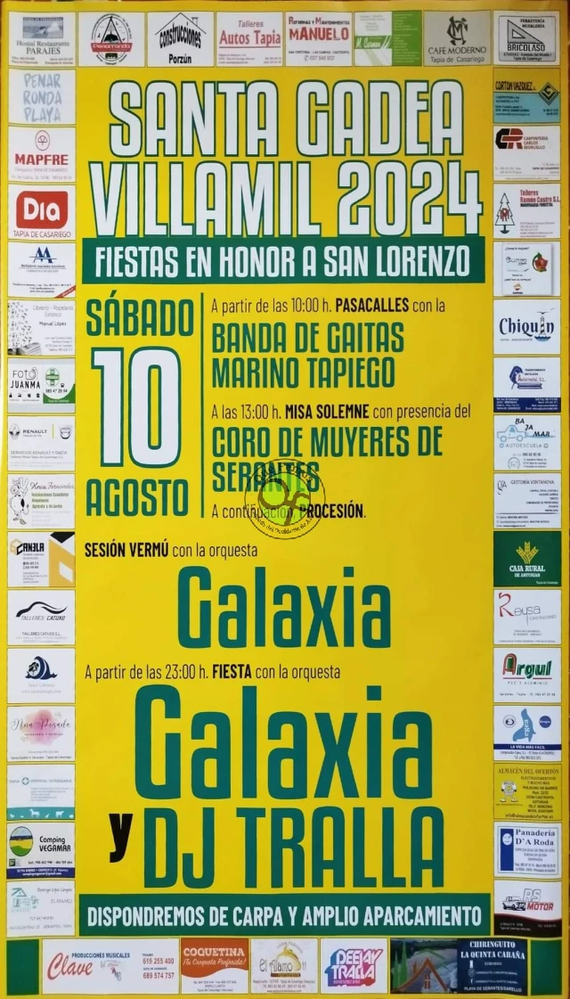 Fiestas de San Lorenzo en Santa Gadea y Villamil 2024