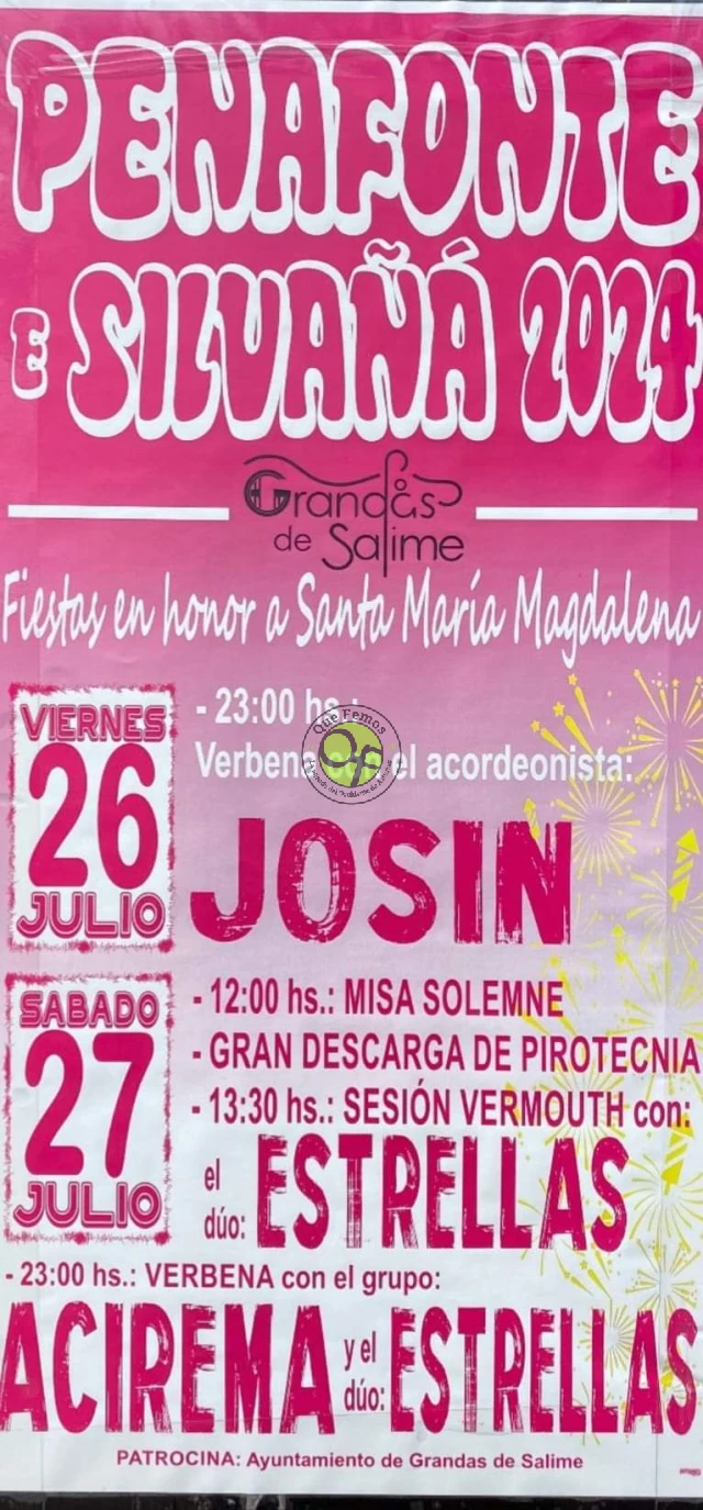 Fiestas de la Magdalena 2024 en Penafonte y Silvañá