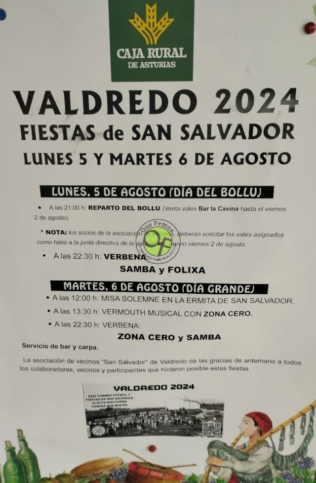 Fiestas de San Salvador 2024 en Valdredo