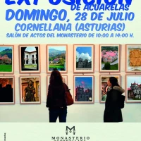 Exposición de acuarelas Cornellana Milenaria