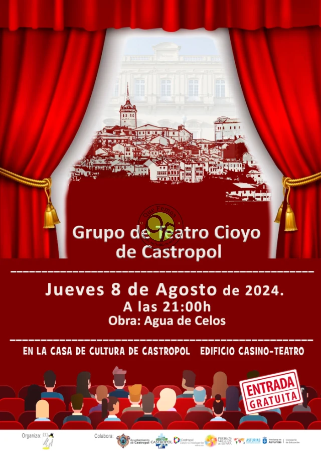 Teatro en Castropol con el Grupo Cioyo