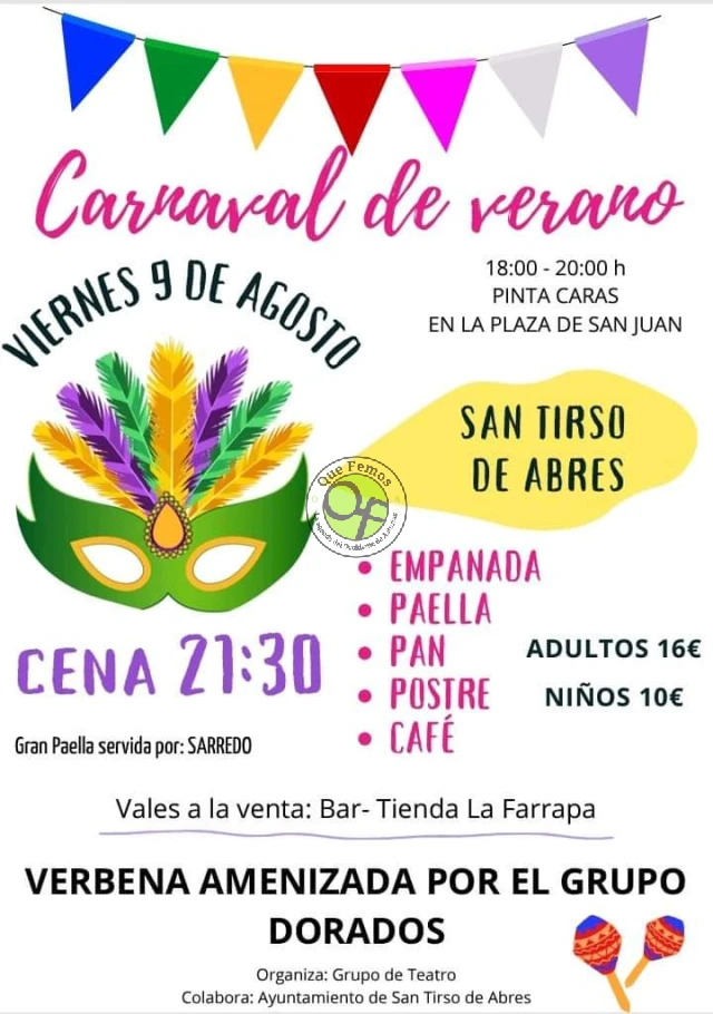 Carnaval de Verano 2024 en San Tirso de Abres