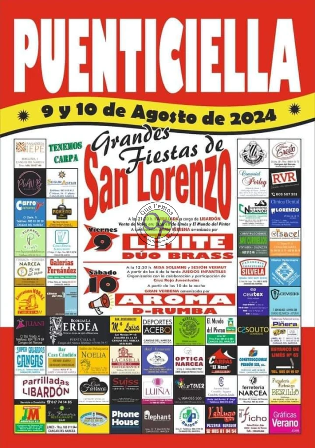 Fiestas de San Lorenzo 2024 en Puenticiella