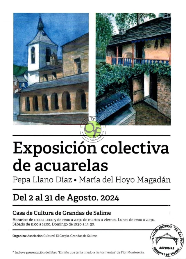 Exposición de Pepa Llano y María del Hoyo en Grandas de Salime