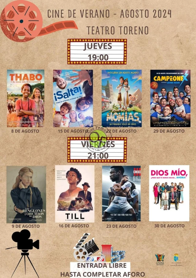 Cine de Verano en el Toreno