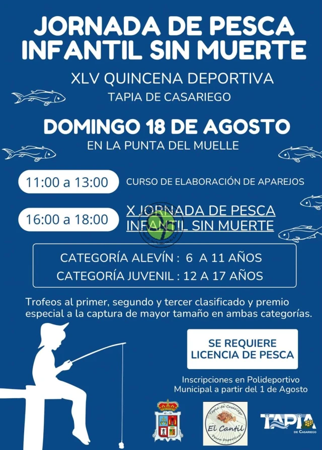 Jornada de Pesca Infantil sin muerte en Tapia de Casariego