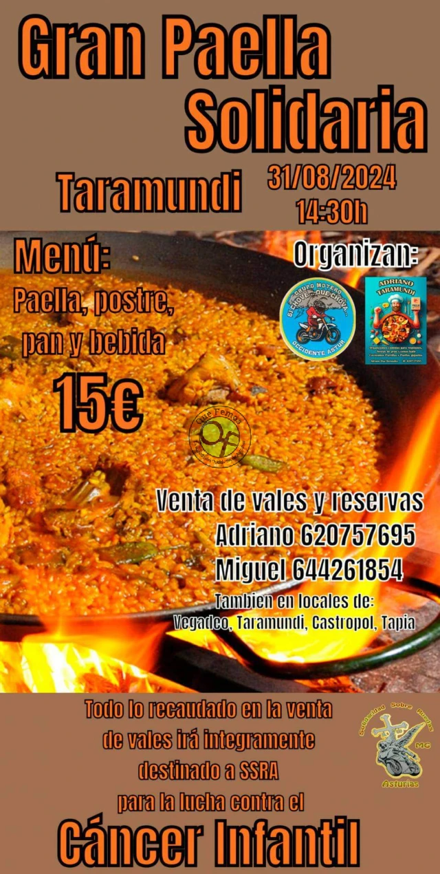 Gran Paella Solidaria en Taramundi