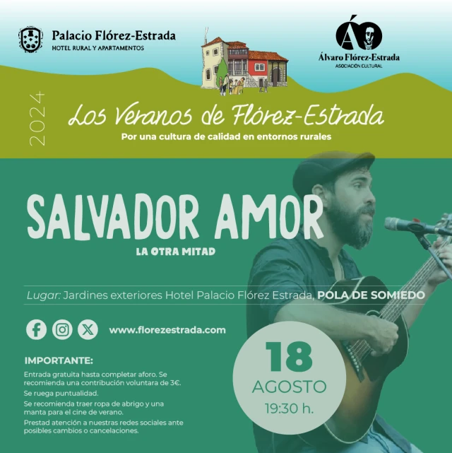 Concierto de Salvador Amor en Los Veranos de Flórez-Estrada 2024