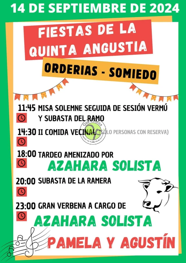 Fiestas de la Quinta Angustia 2024 en Orderias