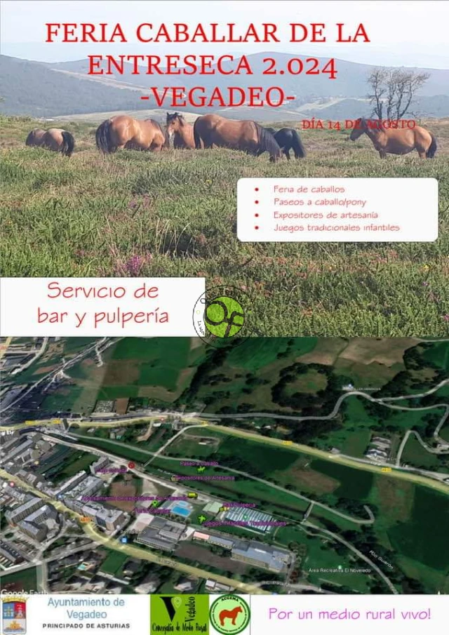 Feria Caballar de la Entreseca 2024 en Vegadeo