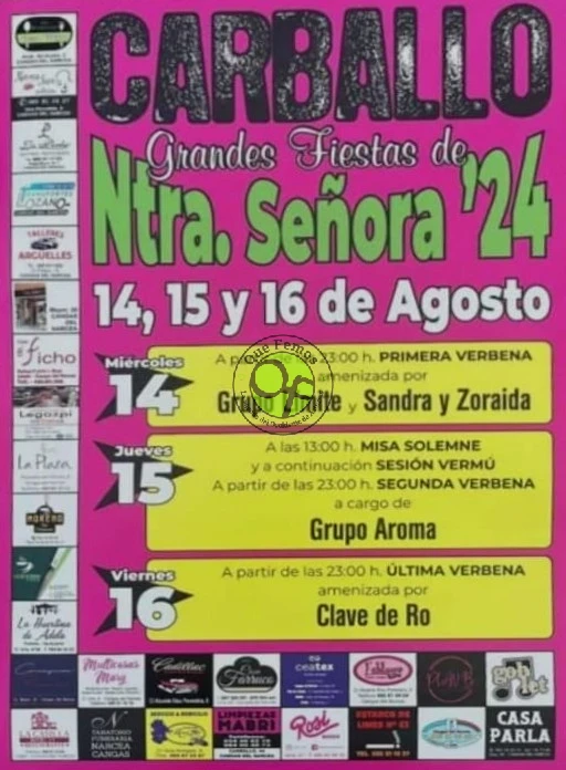 Fiestas de Nuestra Señora 2024 en Carballo