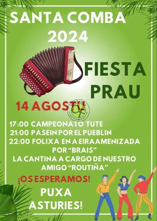 Fiesta de Prau 2024 en Santa Comba