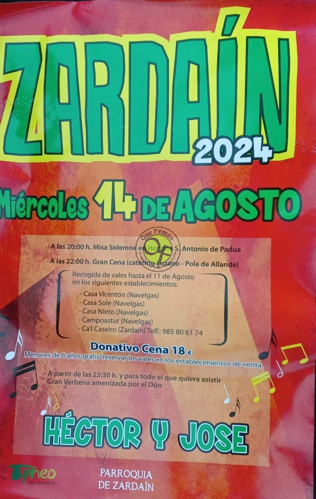 Fiesta de San Antonio de Padua 2024 en Zardaín