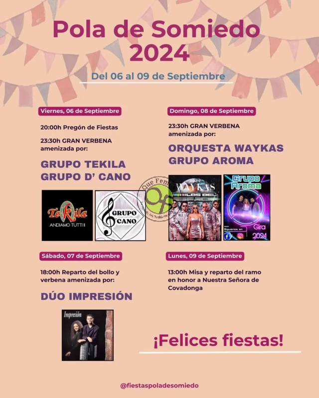 Fiestas de Pola de Somiedo 2024