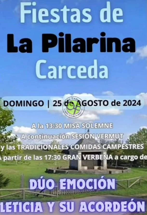 Fiestas de La Pilarina 2024 en Carceda