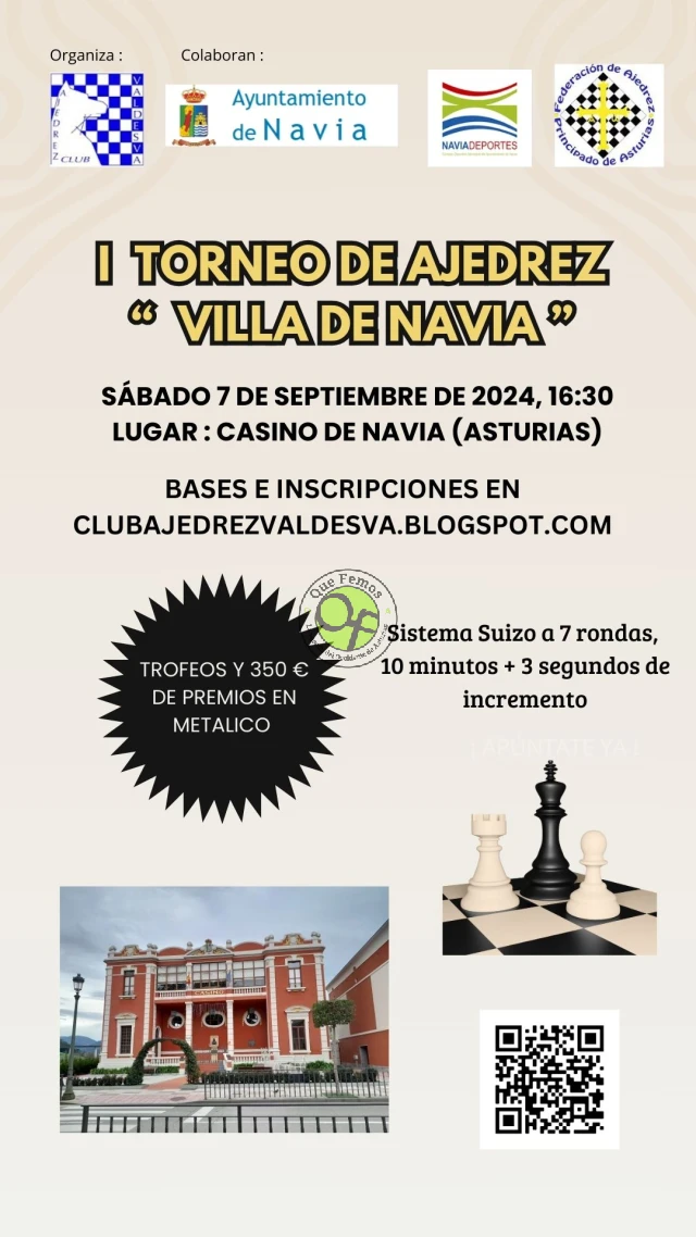 I Torneo de Ajedrez Villa de Navia