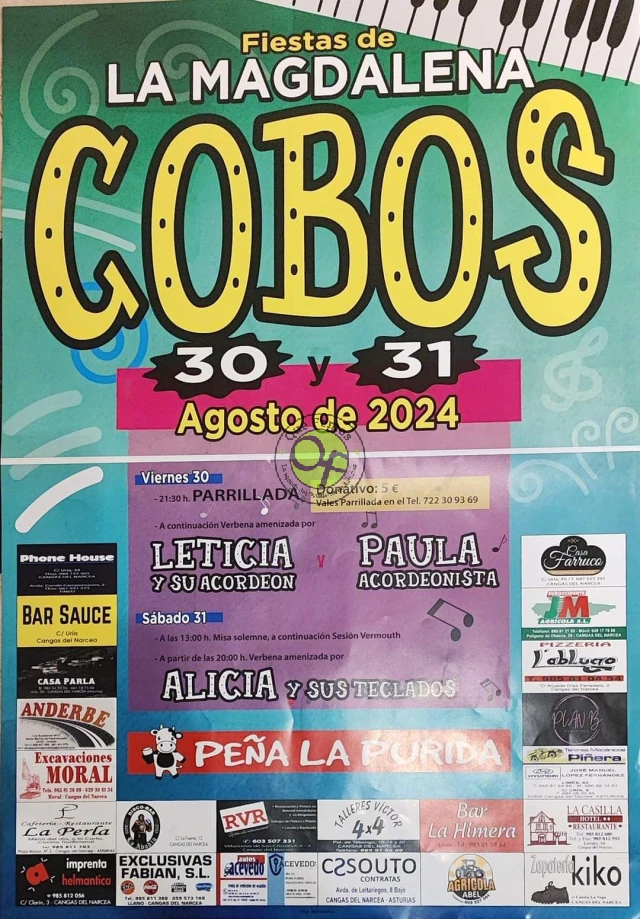 Fiestas de la Magdalena 2024 en Cobos