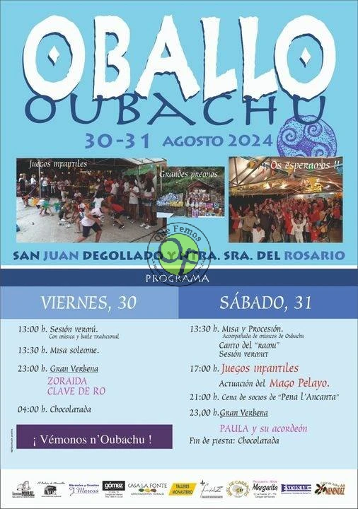 Fiestas de San Juan Degollado y Nuestra Señora del Rosario 2024 en Oballo/Oubachu