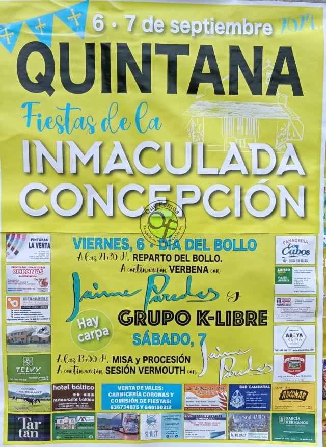 Fiestas de la Inmaculada 2024 en Quintana