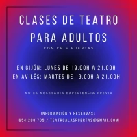 Clases de teatro para adultos con Cris Puertas