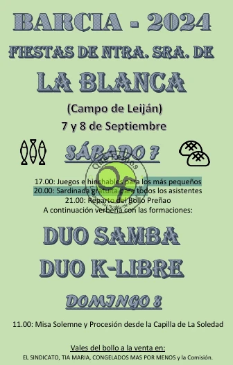 Fiestas de Nuestra Señora de la Blanca 2024 en Barcia