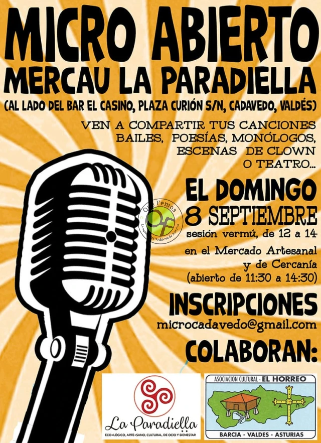 IV Micro Abierto de Artes Escénicas del Mercáu La Paradiella