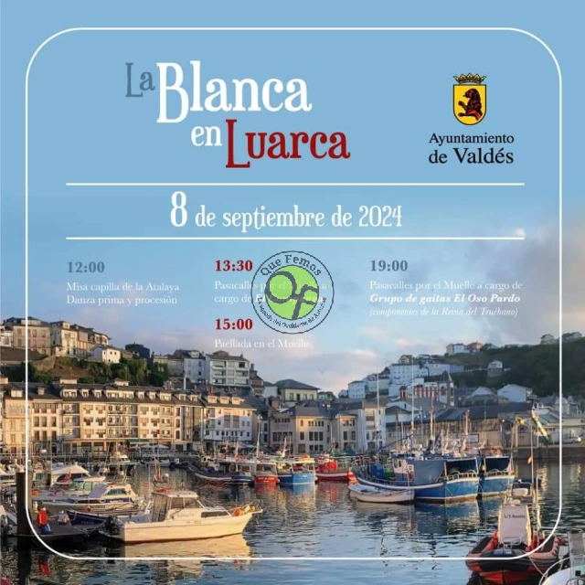 Fiesta de La Blanca 2024 en Luarca