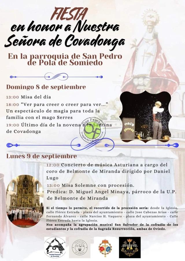 Fiesta de Nuestra Señora de Covadonga 2024 en Pola de Somiedo