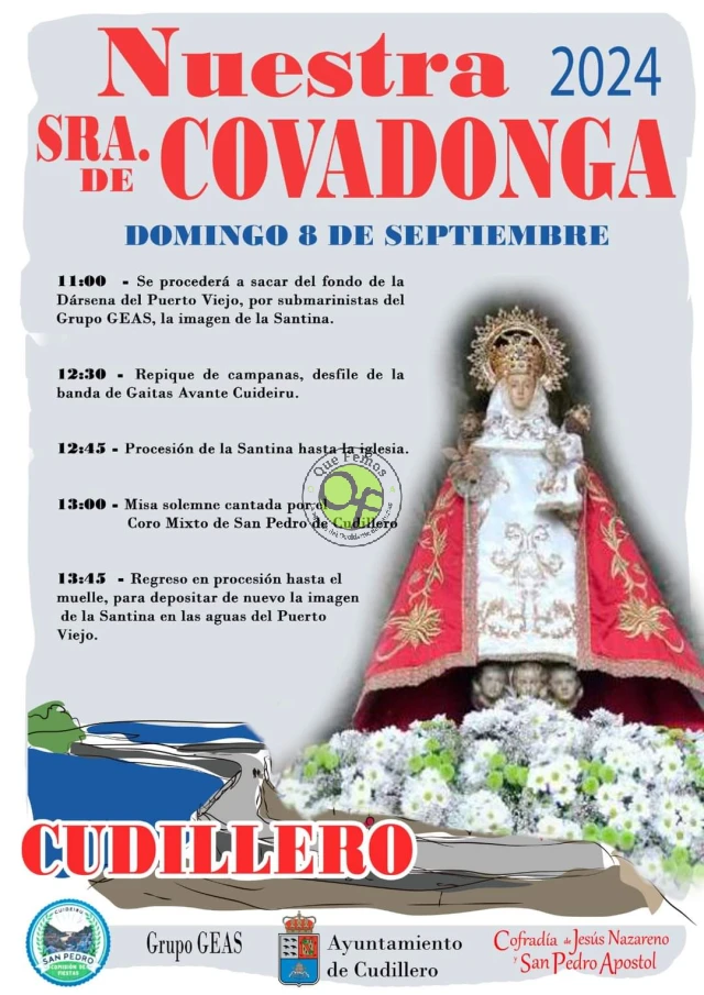 Fiesta de Nuestra Señora de Covadonga 2024 en Cudillero