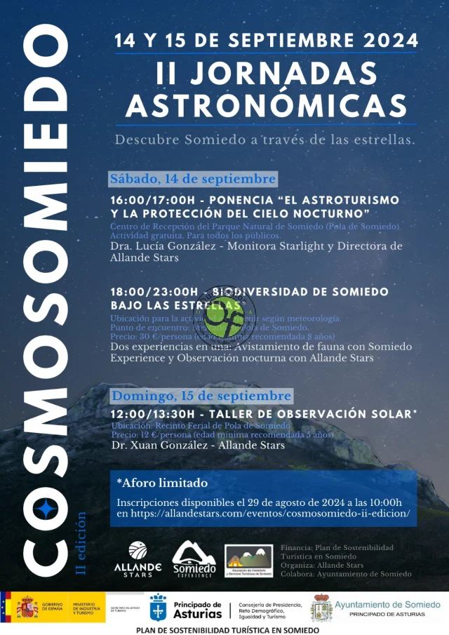 Jornadas Astronómicas CosmoSomiedo 2024