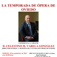 Celestino M. Varela González hablará sobre la temporada de ópera de Oviedo en Luarca