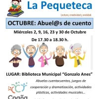 La Pequeteca de Coaña regresa en octubre con su ciclo Abuel@s de Cuento 