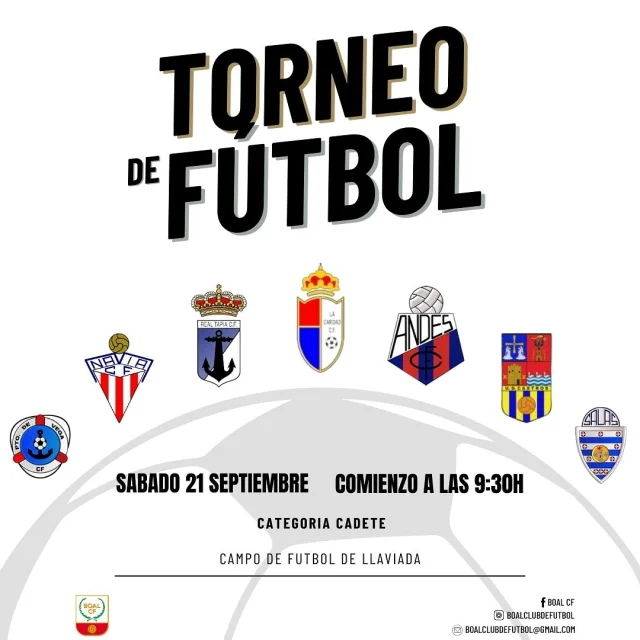 Gran Torneo de Fútbol en Boal