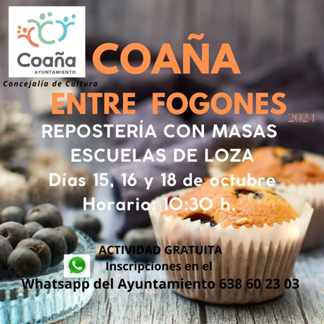 Coaña entre Fogones: repostería con masas