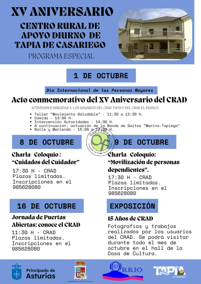 XV Aniversario del CRAD de Tapia de Casariego