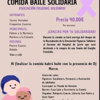 Comida baile solidaria de la Asociación Figueras Solidario