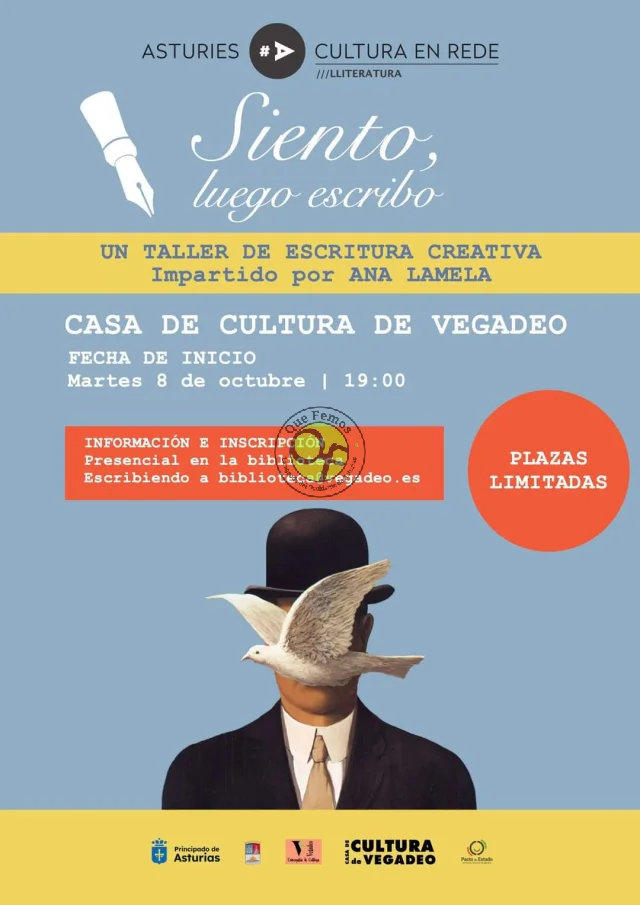 Taller de escritura creativa en Vegadeo