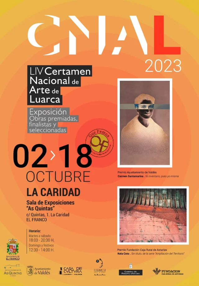 La Exposición del Certamen Nacional de Arte de Luarca, podrá visitarse en A Caridá