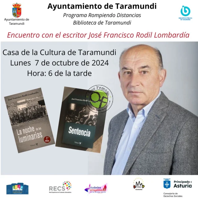 Encuentro literario con el escritor José Francisco Rodil Lombardía