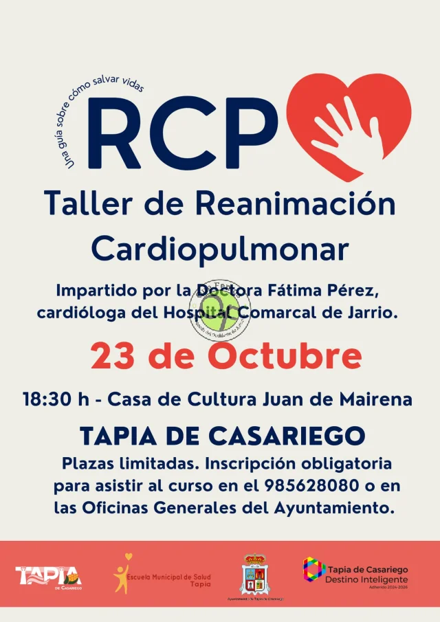 Taller de RCP en Tapia de Casariego