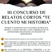 Boal convoca el III Concurso de relatos cortos 