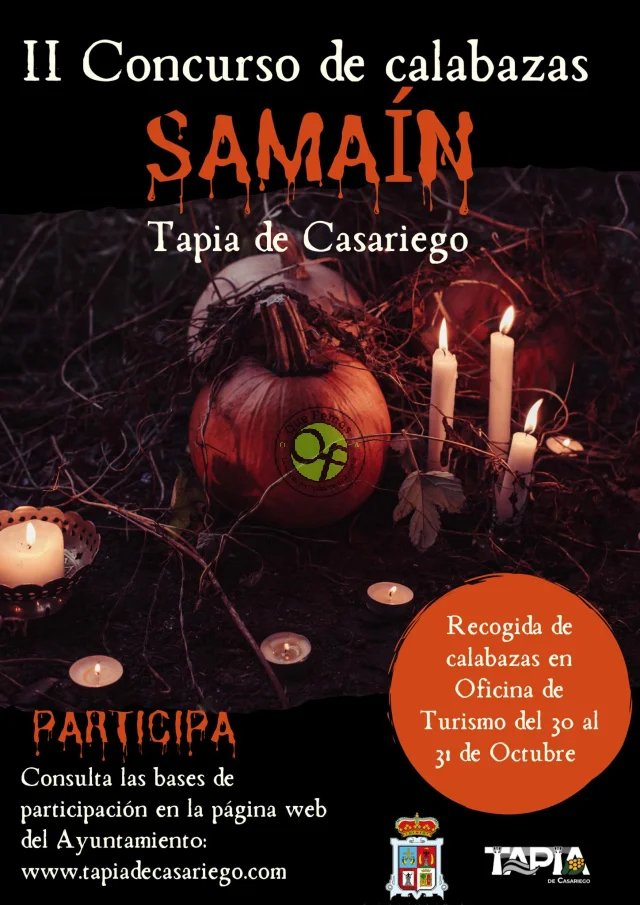 II Concurso de calabazas Samaín 2024 en Tapia