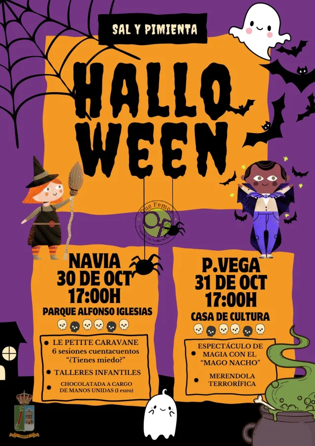 Halloween Sal y Pimienta 2024 en Navia y Puerto de Vega