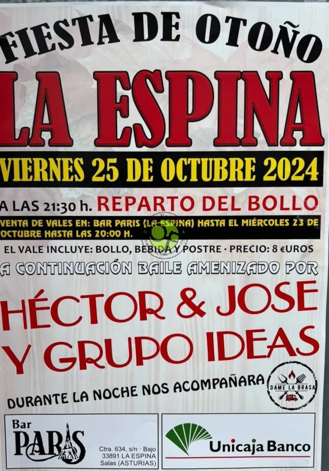 Fiesta de Otoño 2024 en La Espina