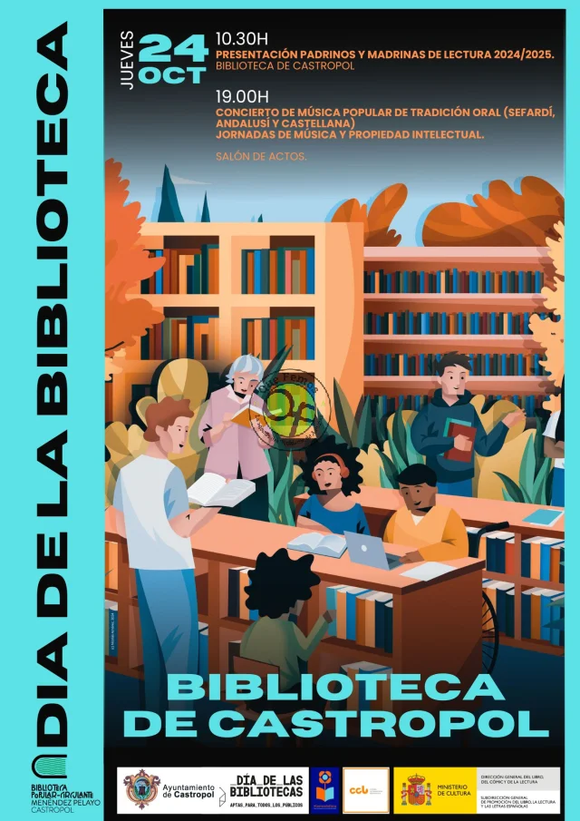 Castropol se vuelca con el Día de las Bibliotecas 2024