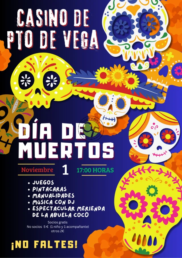 Fiesta Infantil del Día de los Muertos en Puerto de Vega