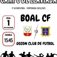 El Boal C.F. juega en casas frente al Gozón C.F.