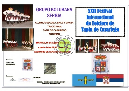 XXII Festival Internacional de Folclore en El Franco y Tapia 2011