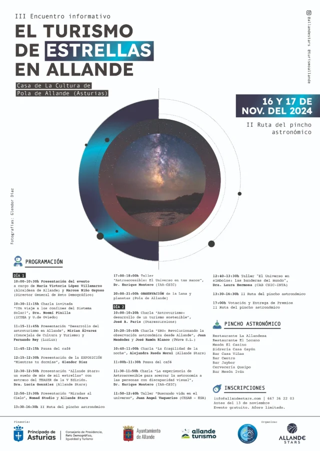 III Encuentro de Turismo de Estrellas en Allande 2024